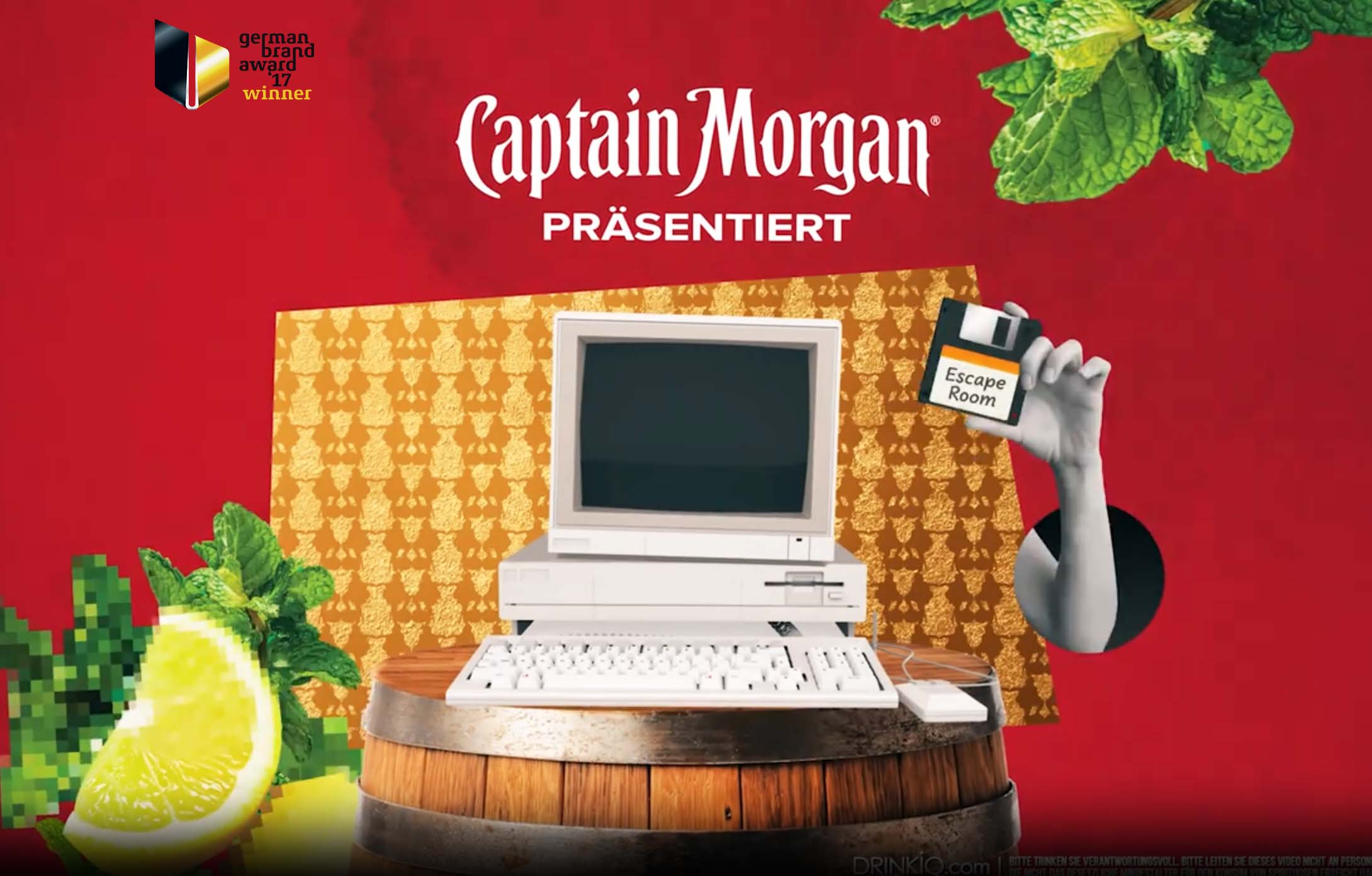 Bild des Captain Morgan online Escape Rooms